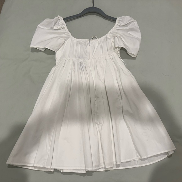 Abercrombie & Fitch Charming White Babydoll Style Dress - Picture 3 of 5